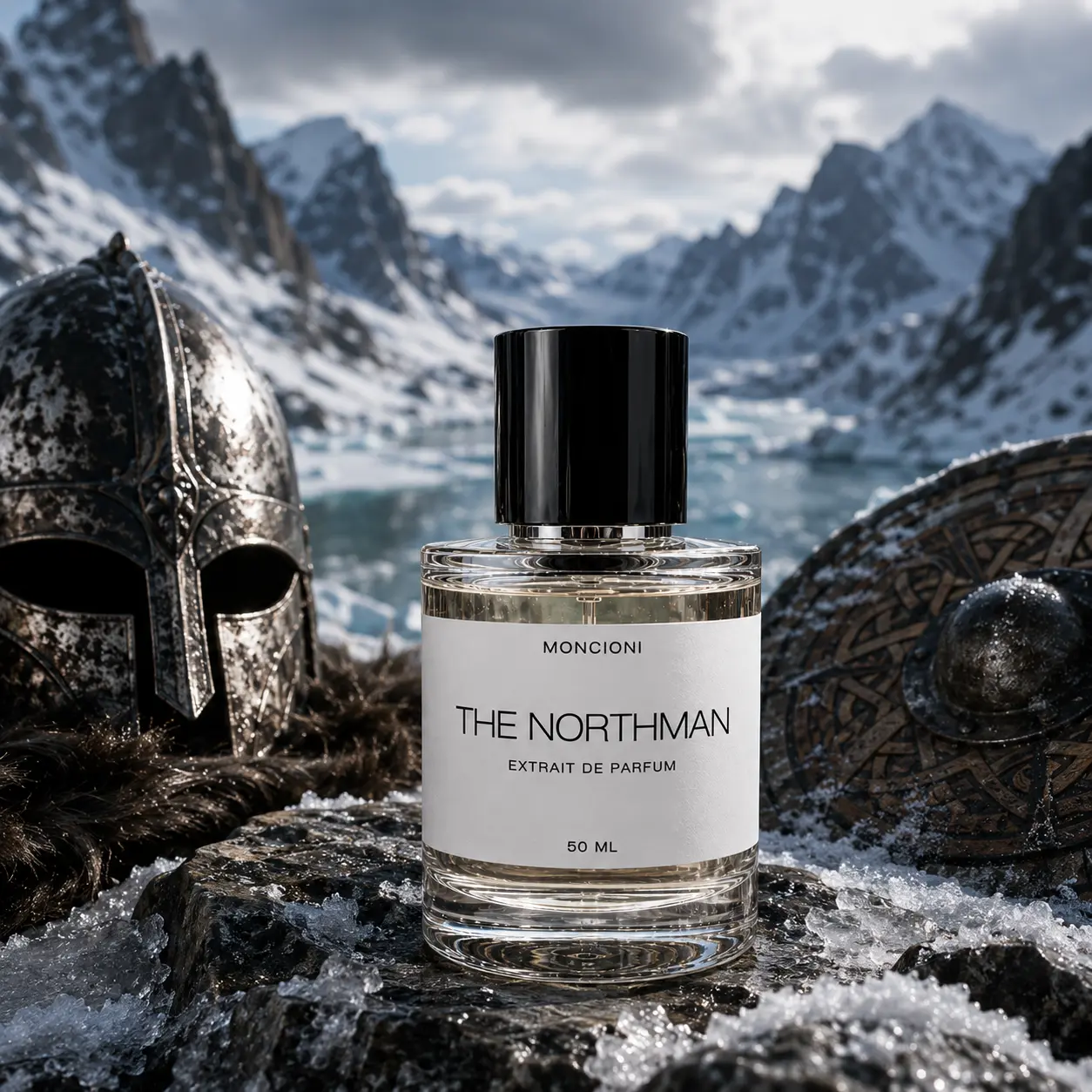 Moncioni The Northman Extrait de Parfum - Bergamot, Mint, Pepper Scent - Long-Lasting Designer-Inspired Luxury Unisex Fragrance, Niche Perfume Gift