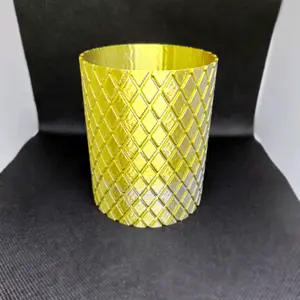 Aesthetic Toothbrush, Pencil Storage Cup Holder Plastic Shiny