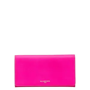 Pre-owned Balenciaga Others Small Leather Goods Logo Essential Leather Wallet