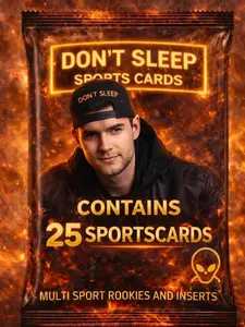 DON'T SLEEP SPORTS CARDS 25 CARD PACK ROOKIES AND INSERTS