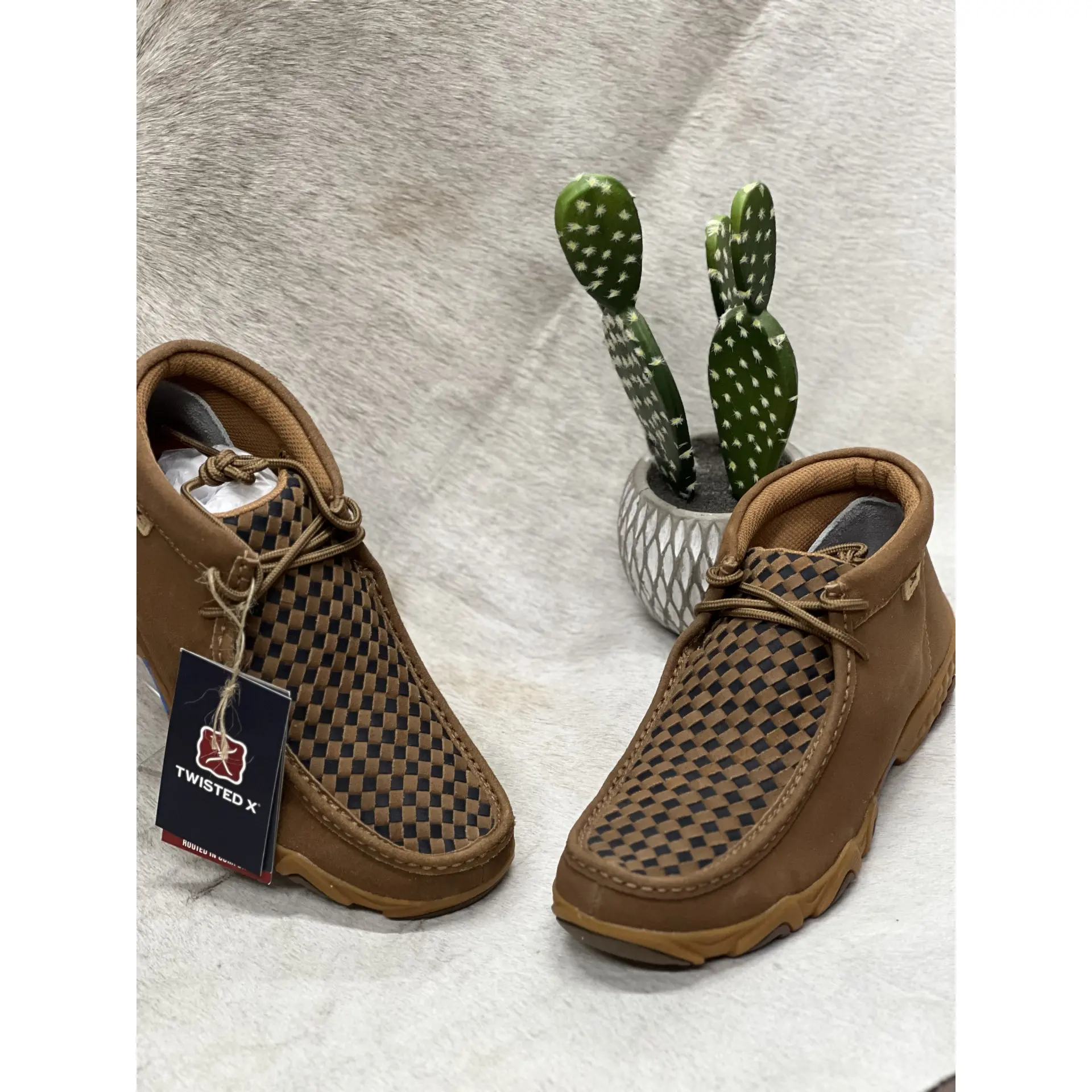 Twisted X Men's Chukka Driving Moc Gingerbread & Black