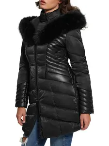 GUESS Female Oxana Hooded Puffer Coat