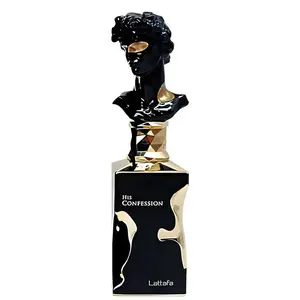 Lattafa His Confession for Men Eau de Parfum Spray, 3.4 Ounce / 100 Ml