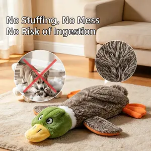 Durable Dog Duck Toy, Self-Entertainment Sound-Making Puzzle for Dogs, Ideal for Chewing & Teething, Perfect for Small Breeds Like Corgis