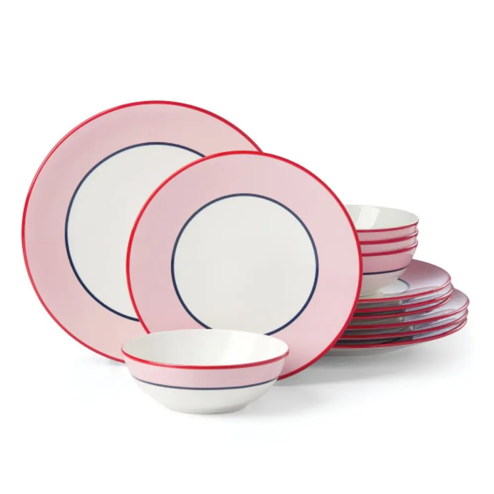 Kate Spade Make It Pop 12-Piece Dinnerware Set