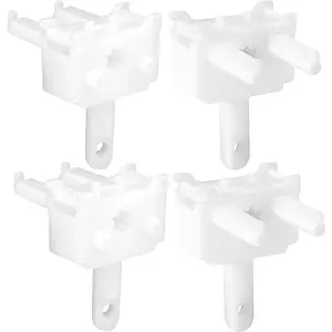 4 Pcs White Vertical Blind Wand Control Replacement Blinds Repair Accessories Window Blind Replacement Parts