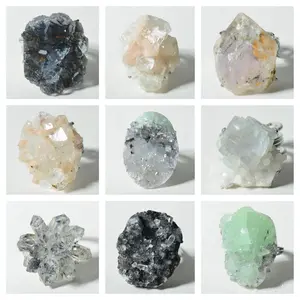 [No.28-36 Tray #B]Unique handmade crystal ring