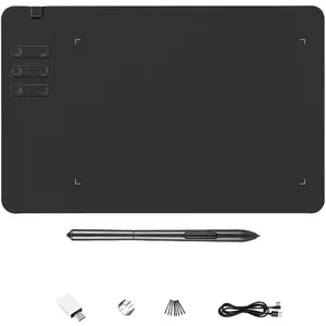 T605 Drawing Tablet 6.7x4 inch Graphic Digital Drawing Tablet with 8192 Pen  6 Customized Hot  Art Tablet for OSU Online Teaching Designing Beginners Work with  PC Android