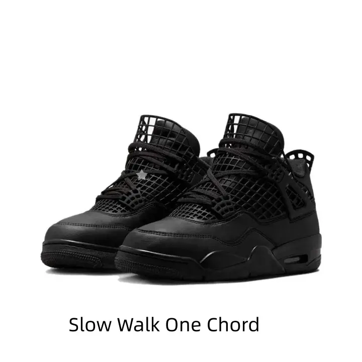 All-in-one Black Rubber Anti-slip Outsole Grid Spliced Black Leather Basketball Shoes Pressure Relief Low-key Premium Trend Comfort Sneakers For Hiking Gym Outdoor Sports