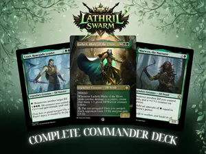 Lathril Swarm MTG Proxy Deck + MTG Commander + Token