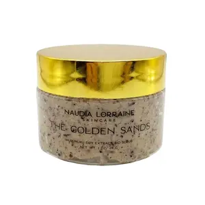 Naudia Lorraine Skincare The Golden Sands Exfoliating Lip Scrub for Dry Lips, 28 G