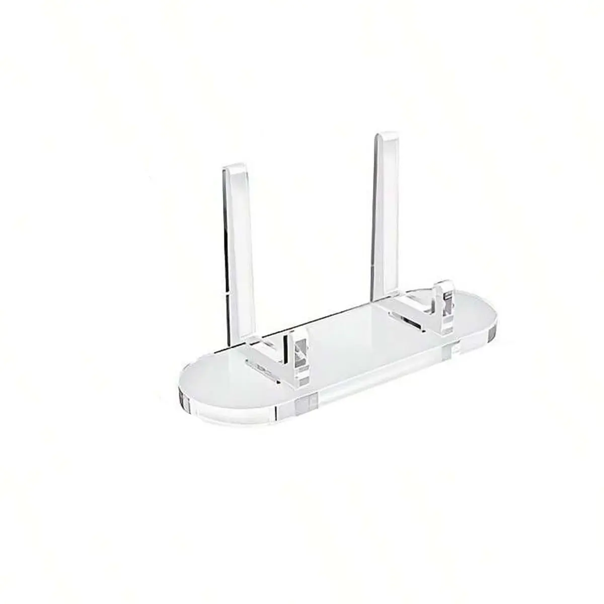 Transparent Vinyl Display Stand, Collectibles Holder, Badge Rack, Coin Display, Pendant Showcase, Merchandise and Medal Stand, Phone Stand