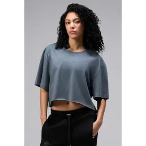 Dura Cotton Oversized Cropped Tee