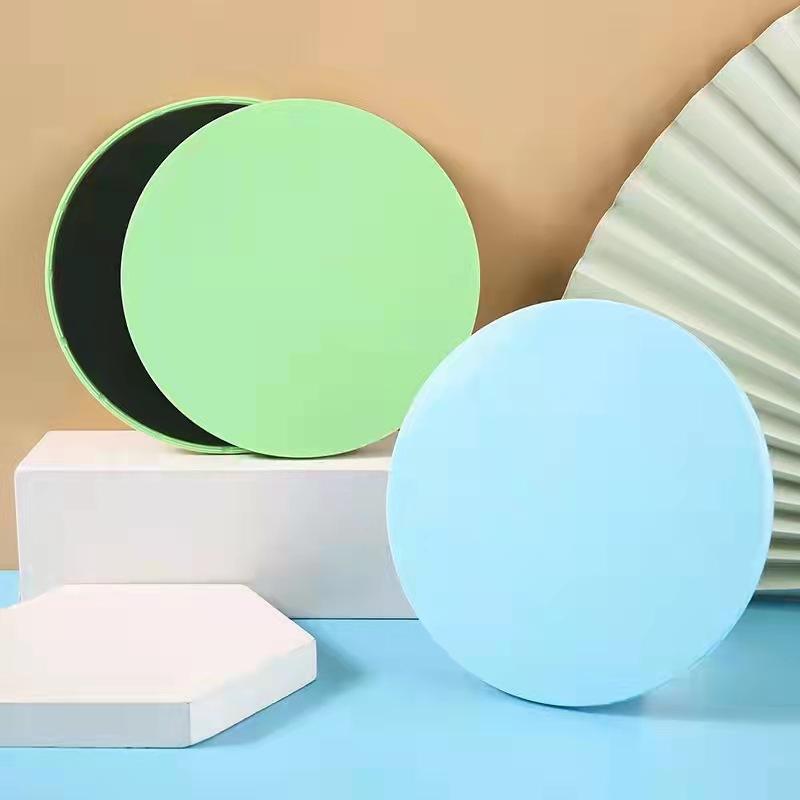 Fitness Gliding Discs Core Sliders, Dual Sided Sliding Disc Accessories For Yoga Pilates Sports Training, Multi Color Optional 1 Set (2 Pcs)