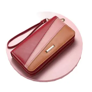 Women's Wallet with Multiple Card Slots - Long Zipper Design for Better Security