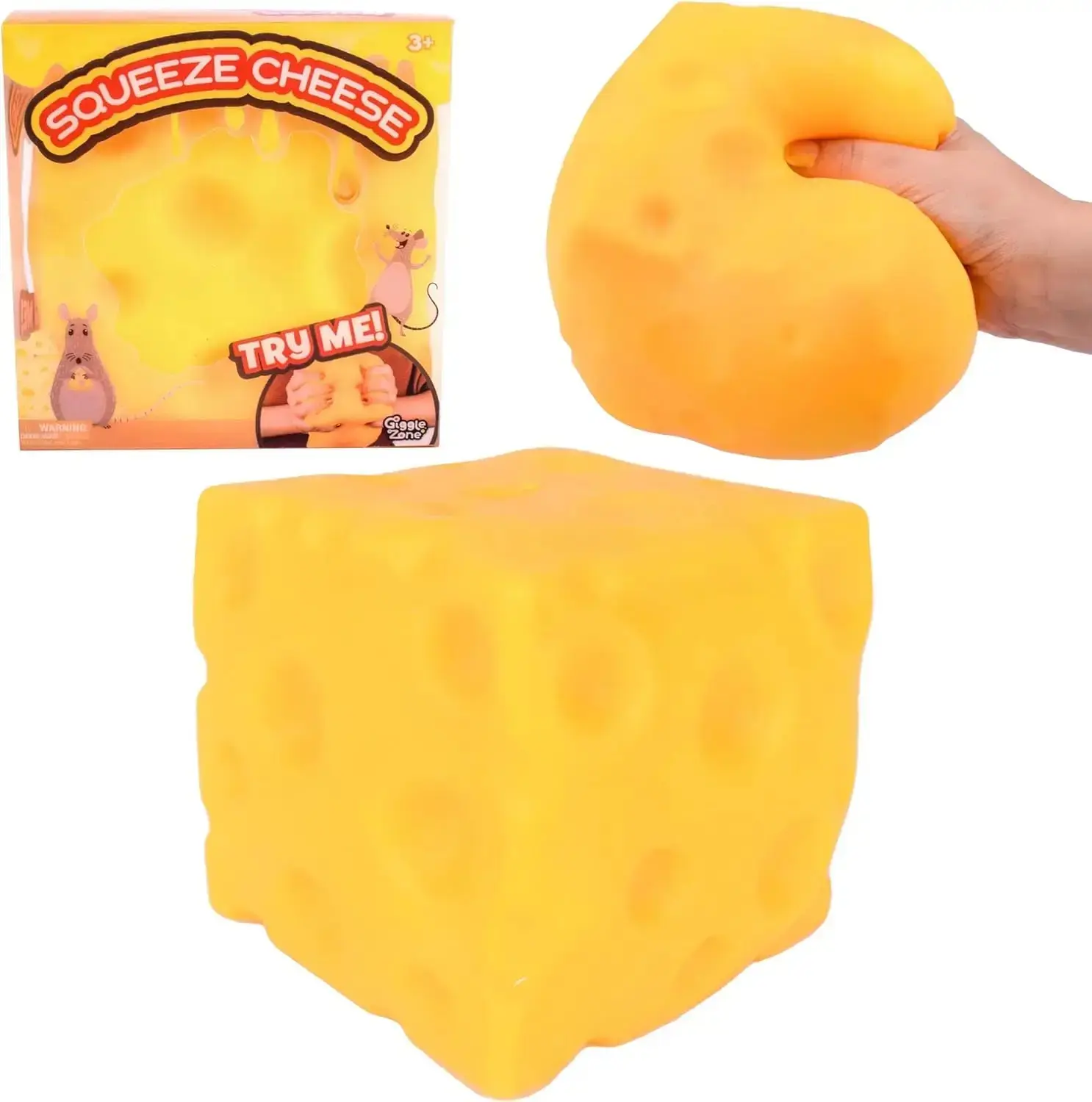 Butter Cheese Square Squishy Toy Super Soft Slow Rising Sensory Fidget Stress Relief for Kids Adults