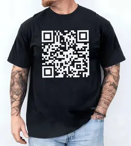 F*ck Trump QR Code TShirt, Subtle Anti Trump Shirt, FDT T-Shirt, Trump Sucks Shirt, Anti Fascist Shirt, Hidden Message Shirt, Fun Prank Gift