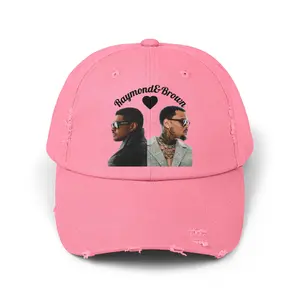 R&B Singer Tour Distressed Cap — Retro Rapper Portrait Baseball Hat