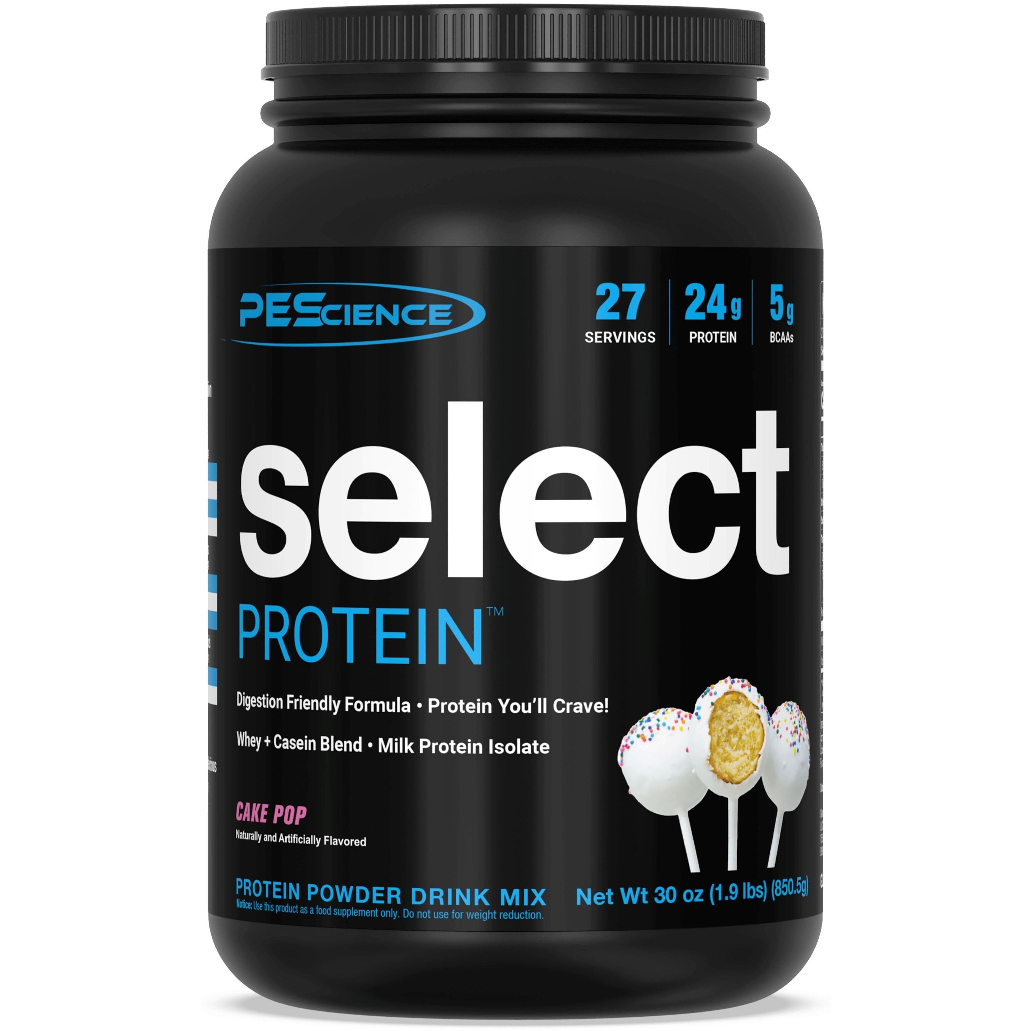 PEScience Select Protein Powder - Whey & Casein Blend. A Low-Carb Protein Dietary Supplement for Fitness with taste and