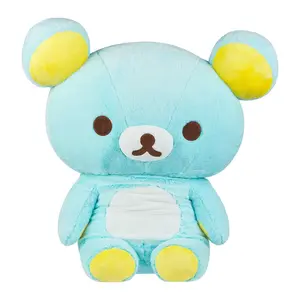 Rilakkuma San-X Original Long Pile Sherbet Series JUMBO Plush - Blue