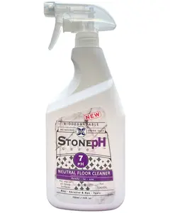 STONEPH Floor Cleaner Kitchen & Home Cleaning Surfaces: Safe, Lavender, Spray, Marble, Granite, Quartz, Travertine, Non Abrasive & Non Toxic, Biodegradable, Lavender, (25 fl. Oz)