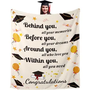 Senior Night Gifts Blanket, Last First Day Of Senior Year 2026, Class Of 2026 Blanket Gifts For Girls Boys, 2026 Graduation High School College Graduation Gift For Her Him, Soft Throw Blankets New Year Gift