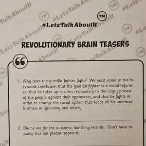 Hip Hop and Revolutionary Brain Teasers