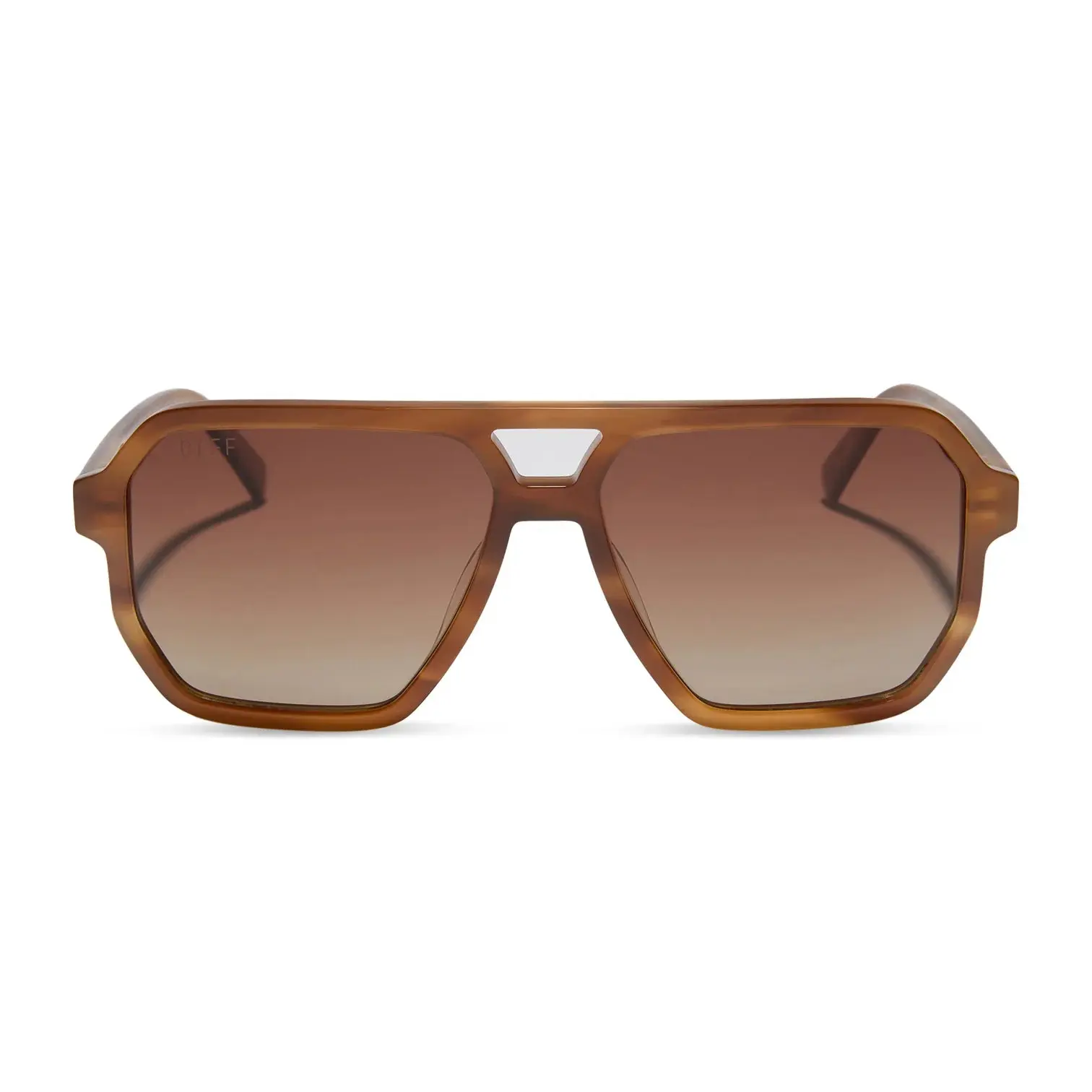 Diff/ Cameron Sunglasses/ Tawny Tortoise + Brown Gradient