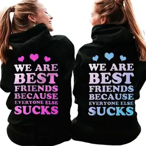 Matching Best Friend Hoodie We Are Best Friends Because Everyone Else, Gift For Best Friend Couples for Women Unisex, Perfect Gift Anniversary Clothes