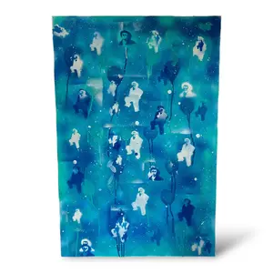 "Goodson on Blue" Mike Anthony Spray Paint on Canvas 2022