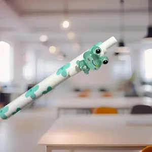 Black Ink Gel Pen with Charm – Fun & Functional Writing Accessory