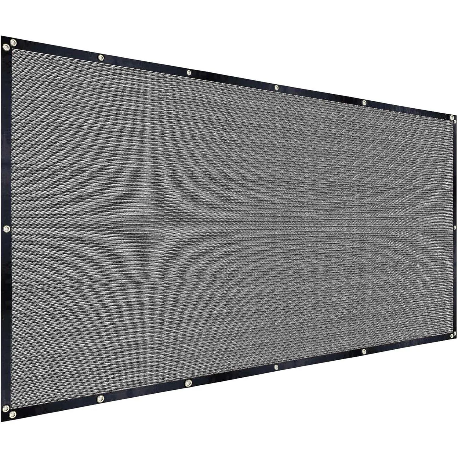 FAIR WIND Shade Cloth 90% Sun Shade Fabric Privacy Screen Shade Cover Patio Canopy with Grommets Shade Net for Garden Outdoor Pergola 5 x 10 FT - Grey