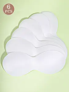 6 pieces of women's one-piece bra with insertable underwire pads, seamless underwire pads for sports and multi-functional bras, lingerie accessories, yoga wear, dresses, back support, halter necklines, soft and comfortable, not prone to deformation