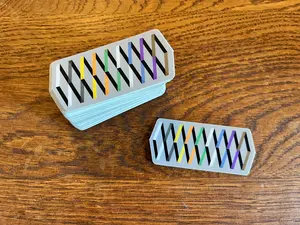 Helix Belt Color Jiu Jitsu Sticker - Adult and Kid Rank Decal