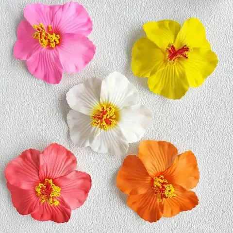 Mother's Day Gift Boho Style Flower Design Decorative Hair Clips, Colorful Hair Accessories for Women & Girls, Super Cute Clips, Minimalist Headwear Suitable for Thick Hair