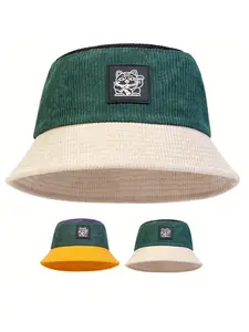 Lucky Cat Pattern Fisherman Hat, Bucket Hat, Casual Outdoor Sun Protection Hat for Men & Women, Trendy All-match Accessories for Summer Activities