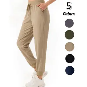 Women's Solid Color Pocket Wide Cargo Trousers for Work Office Business - Elegant Aesthetic High Waist Minimalist Dress Baggy Pants Womenswear Bottom