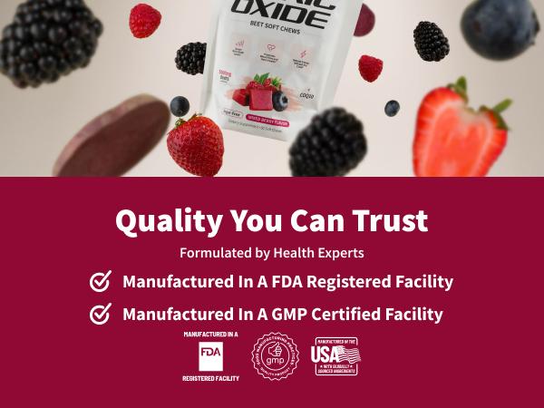 Snap Supplements - Nitric Oxide Beet Chews - 5,000mg of beets - 30 Servings - Natural Supplement Soft Chews - Mixed Berry Flavor - Sugar Free