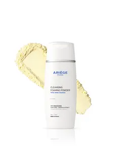 Cleansing Foaming Powder Face Wash Gentle Powder-to-Foam Facial Cleanser with Niacinamide & Burdock Leaf, Oil-Balancing, Pore-Refining, Soap-Free, Travel-Friendly, For Combination to Oily & Sensitive Skin