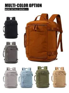 Large Capacity Airline-Approved Travel Backpack, 40.64cm Laptop Compartment, Shoe Pocket, Multi-Pocket Organizer, USB Charging, Hiking Camping Backpack, Outdoor Backpack