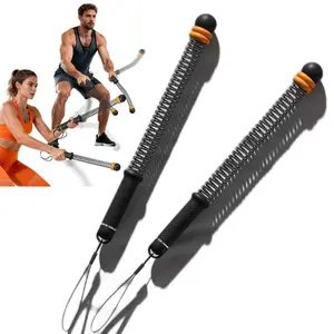 Adjustable Ropeless Battle Ropes for Home Gym, Cordless Battle Rope with Storage Bag, Quiet Exercise Ropes for Hiit, Home Gym Equipment, Home Workout Equipment