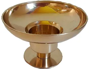 Brass Universal candle holder 4 1/4" dia