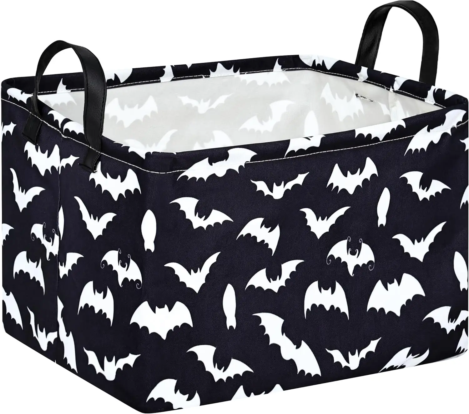 MAIZMZ Halloween Storage Basket Pumpkin Ghost Gift Basket for Kids Foldable Toy Box Waterproof Organizer Bin Laundry Nursery Hamper for Home Office Dorm Closet Shelf