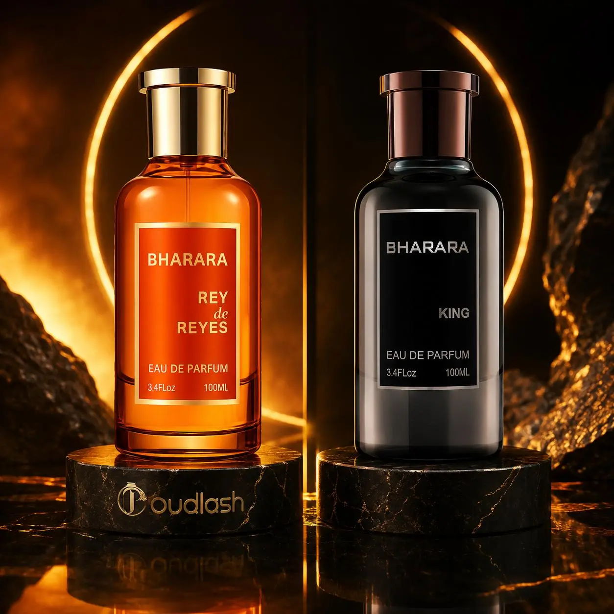 Bharara Rey De Reyes Orange + Bharara King | Unisex Fragrance | 100 ML - 3.4 OZ | Eau De Parfum | Orange- Bergamot, and Lemon