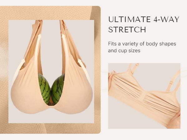 Shapellx Bare Essentials Skin Flow Smooth Unlined Wireless Bra Shapellx Bare Essentials Skin Flow Smooth Unlined Wireless Bra