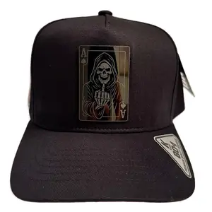Grim Reaper Ace Hat | Streetwear Cap for Men - Mexican Urban Style with Poker Ace Design