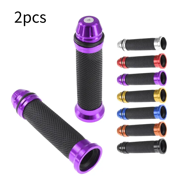 Motorcycle Dirt Bike Rubber Handle Grip Pedal Biker Scooter Handlebar Grips Modified General Purpose for 2.2cm Motorcycles Motorcycle Parts Motor Parts Accessories