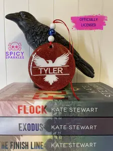 Spicy Sparkles Tyler Ornament Officially Licensed Round 3.5 Inch Decorative Ravenhood Collection by Kate Stewart