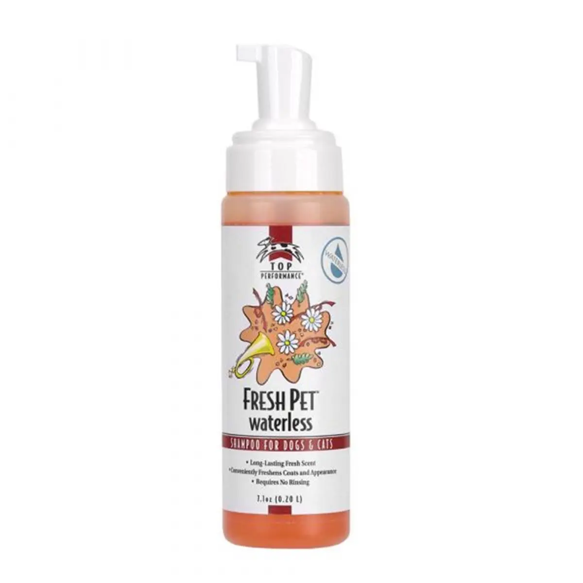 212 MAIN 7.1 oz Top Performance Waterless Shampoo, Fresh Pet Grooming Products for Dogs and Kittens