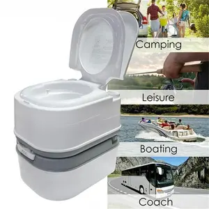 HTTMT 6.3 Gallon 24L Portable RV Toilet Flush Detachable Capacity Tank For Travel Camping RV, Boat Commode Potty Compact Indoor & Outdoor Home Use